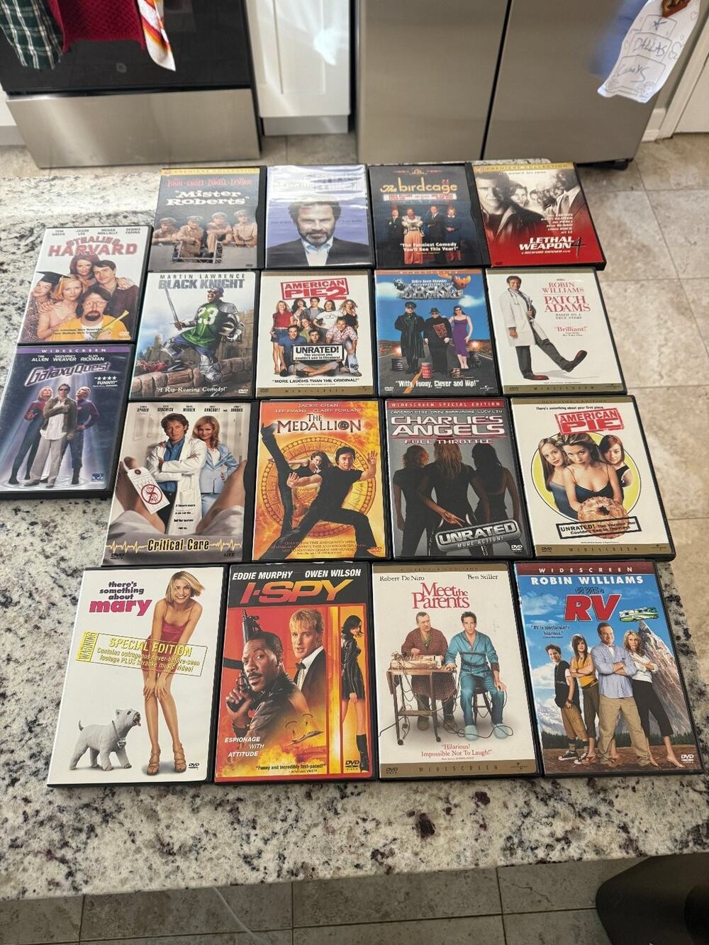 Lot Of 18 Comedy DVD Movies American Pie Meet The Parents Lethal Weapon
